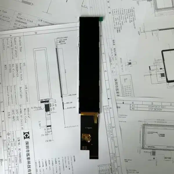 Stretched Bar LCD Screen TFT IPS Display MIPI 7 inch